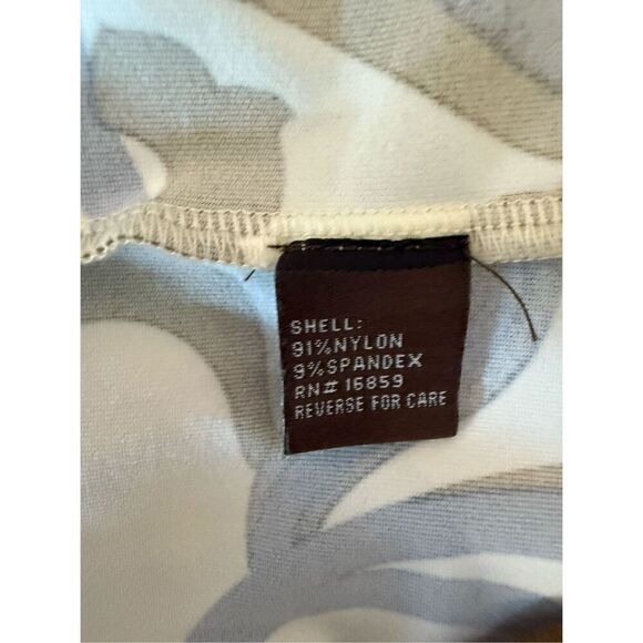 J. McLaughlin Sophia Dress Blue and Khaki- Size M - Picture 5 of 7